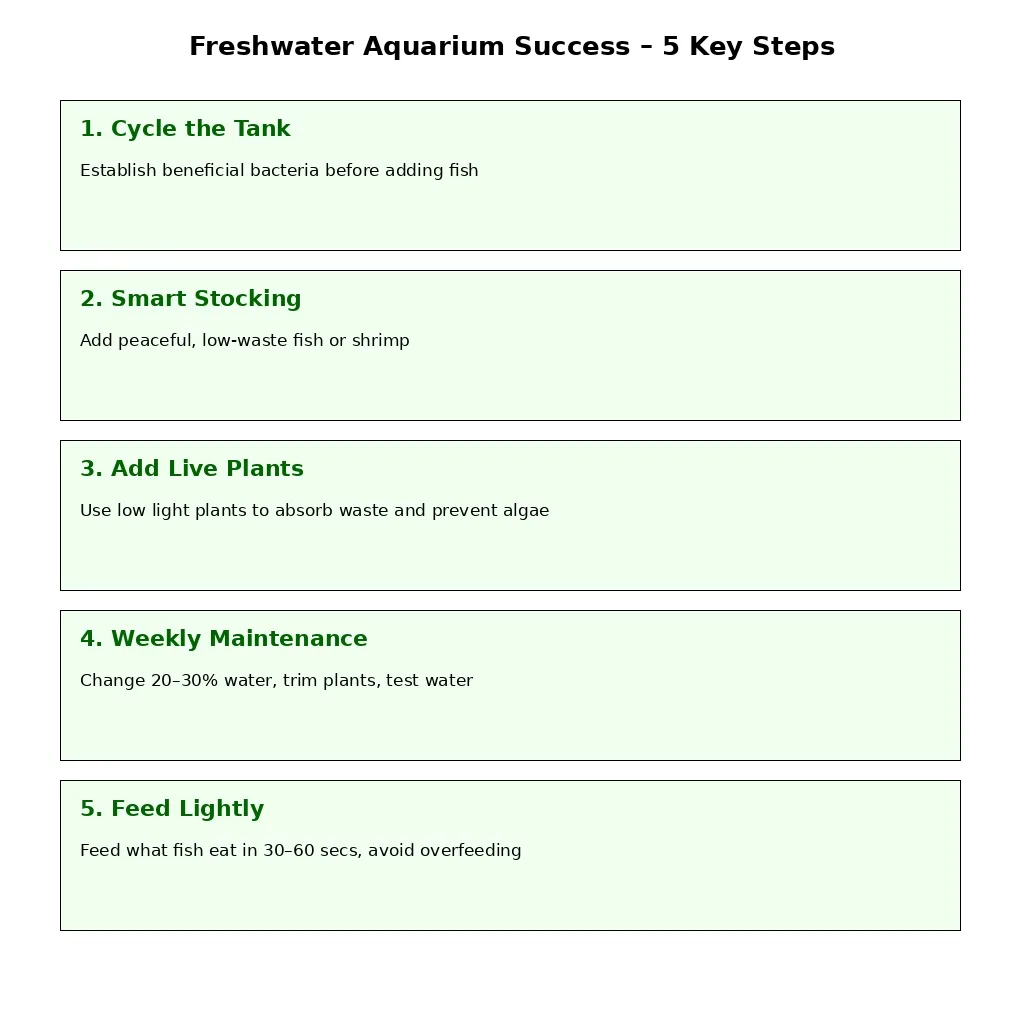 Freshwater Aquarium Success – 5 Key Steps For Beginners To Clean A 20-Gallon Tank