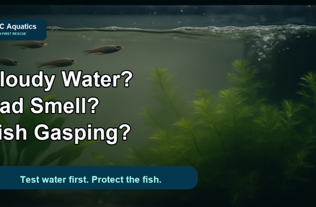 Cloudy Water, Bad Smell, Or Gasping Fish? What To Do First
