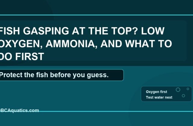 Fish Gasping At The Top? Low Oxygen, Ammonia, And What To Do First